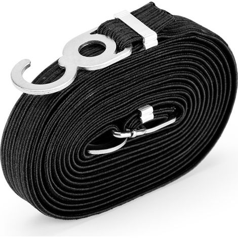 Porte - vélos, sangles de cerclage, porte - bagages, cordon de ceinture avec crochet, porte - bagages réglable élastiquement (4 m) (1/5)