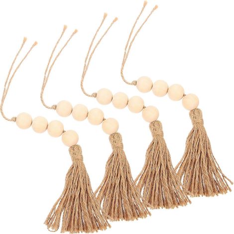 Guirlande de perles en bois à suspendre (20 pièces) (1/5)
