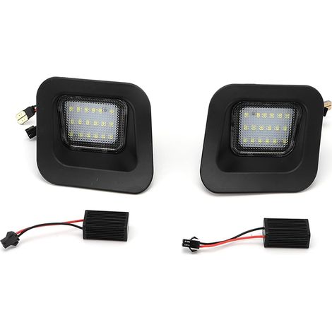 Lumière de plaque d'immatriculation LED, lampe de plaque d'immatriculation LED 7000K avec décodeur convient pour 1500 2500 3500 03-18