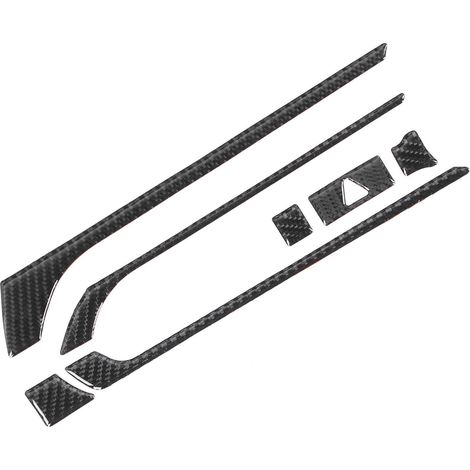 Ensemble de 7 garnitures décoratives en fibre de carbone pour panneau de navigation et aérateur central, compatibles avec Mazda MX-5 ND/Roadster ND (2016-2020, conduite à droite). (1/5)