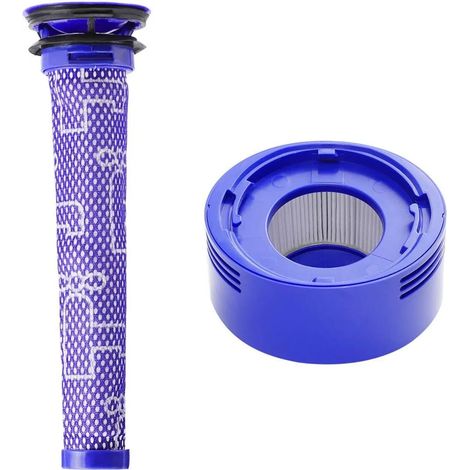 Préfiltre et postfiltre pour aspirateur Dyson V8, ensemble de 2 pièces, accessoires, cartouches de pré/post-filtre. (1/5)