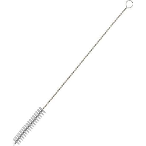 Goupillon de nettoyage pour paille, brosse fine et longue nettoyage, brosse paille, nettoyage paille, Acier inoxydable, Plastique, 24 cm (1/5)