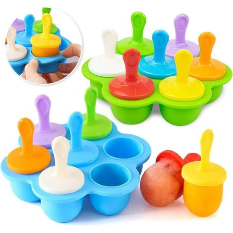 Mini Eisformen Silikon für Kinder, BPA-frei, 25ml Portionen