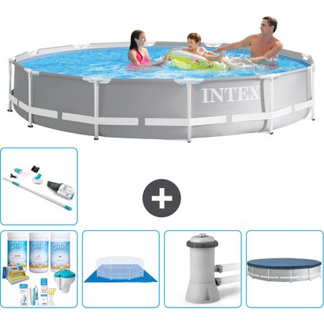 Intex Piscine Prism Frame Ronde - 366x76 cm - 6-pièces S20523 (1/5)