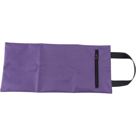 Sac de sable de yoga violet 42 x 18 cm en tissu Oxford 600D avec poche extérieure intérieure design pour Pilates Fitness (1/5)