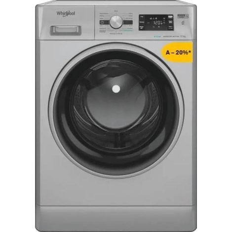 Whirlpool FFBP10489SBSVFR Frontlader Waschmaschine Silber 10 kg
