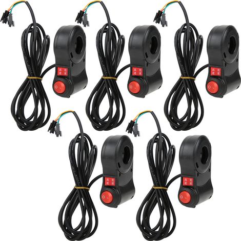 5PCS Commutateur Guidon Affichage Tension Vélo Électrique Haute Basse Vitesse Automatique (1/5)