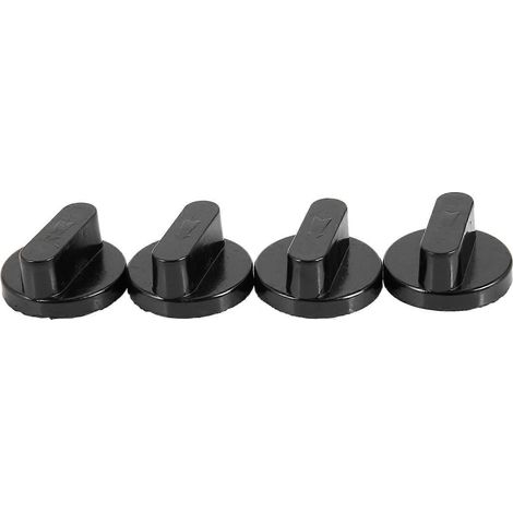 Lot de 4 boutons de cuisinière à gaz - Bouton de commande facile à installer pour cuisinière à gaz (1/5)