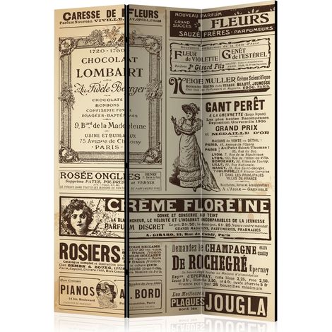 Paravento - Vintage Magazines [Room Dividers] - 135x172 (1/4)