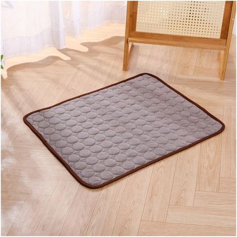 Tappeto rinfrescante di auto-raffreddamento cane e gatto 62 × 50 cm, taglia M, colore marrone (1/5)