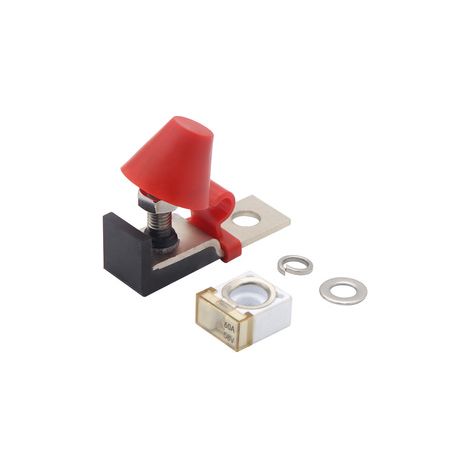Porte‑fusible pour batterie de véhicule électrique – 50‑300 A – Isolation renforcée – Protège les circuits haute tension des voitures neuves (livré avec fusible) (1/2)