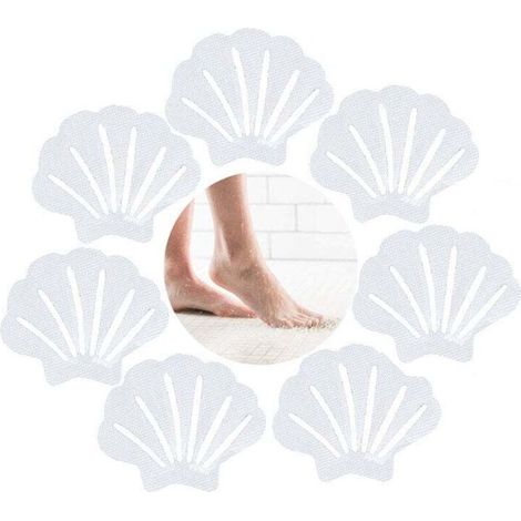 Set di 20 adesivi antiscivolo per doccia, strisce di sicurezza antiscivolo per vasche da bagno e docce, strisce adesive, impermeabili, trasparenti (79 cm) -Crezuo