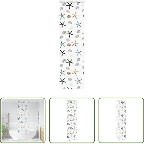 vidaXL Intimité salle de bain - Store enrouleur de douche avec cassette largeur du tissu 56 cm (1/5)