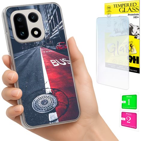 Coque pour OnePlus 15 Photo, coque arrière + verre trempé 9H (1/5)