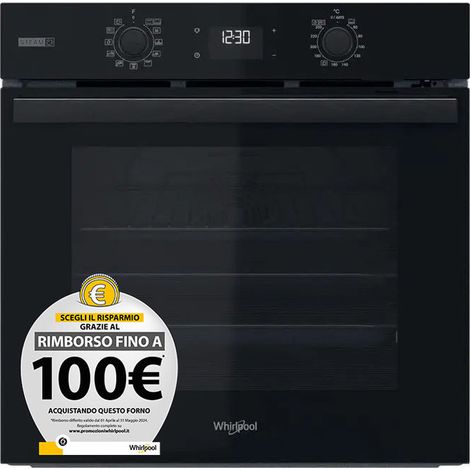 Four encastrable Whirlpool OMSR58RU1SB noir 2200 W 71 litres (1/2)