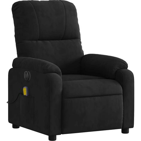 Sillón de relajación con función de masaje y sillón reclinable en tejido de microfibra DEC027826 (1/5)