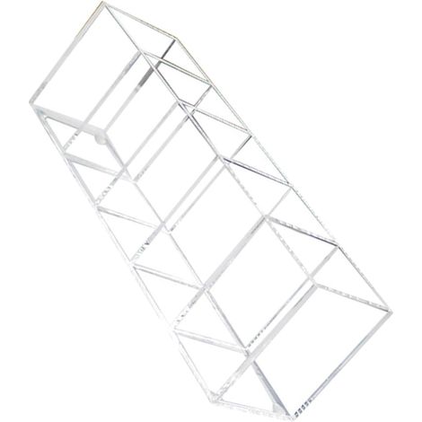 à maquillage transparente à plusieurs compartiments