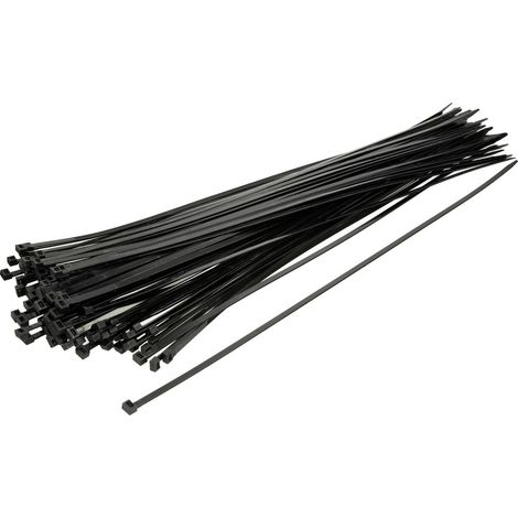 Serre-câble noir 3,6 x 140 mm résistant aux UV