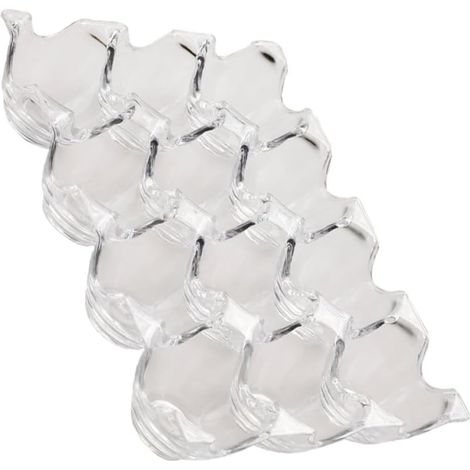 Boîte à Œufs 12 Compartiments Antichoc en Acrylique Transparent Porte-œuf Pratique pour Protéger et Conserver Œufs Frais pour Réfrigérateur Cuisine (1/5)