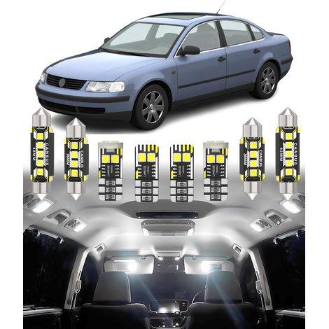 Kit d'éclairage LED intérieur pour voiture - Remplacement pour Passat B5 B5.5 1997-2005, éclairage intérieur blanc 6000K, 15 pièces (1/5)