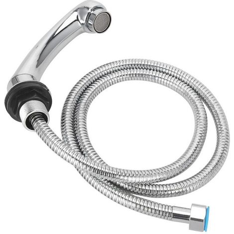 Douchette Salon de Coiffure, Pommeau de Douche à Main en Alliage, Pommeau Pression pour Salon de Coiffure, Douchette Adaptable sur Robinet, Lavabo Coiffure Domicile, Cuvette de Lit, Lavage des Cheveux (1/3)