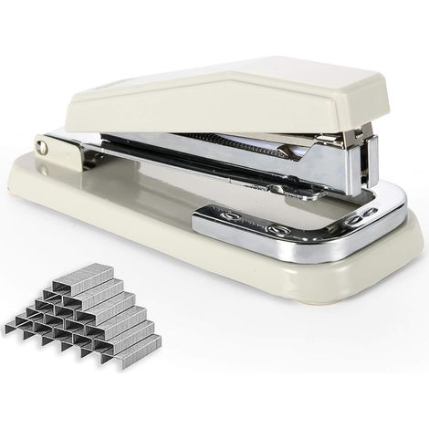 Agrafeuse Rotative - Capacité 20 Feuilles - Profondeur de Gorge 54 mm - Compatible Agrafes 26/6 et 24/6 - Pour Bureau et Documentation (1/5)