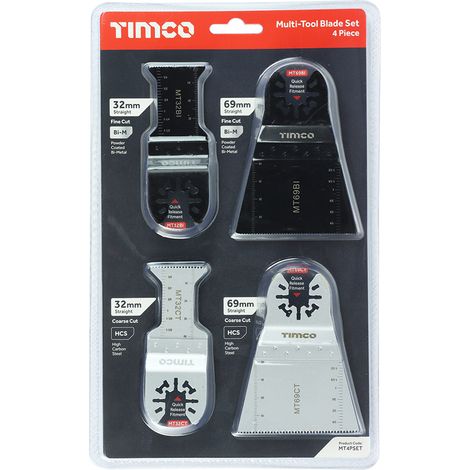 TIMCO Multi-Tool Sets 4 Piece Set - Mixed