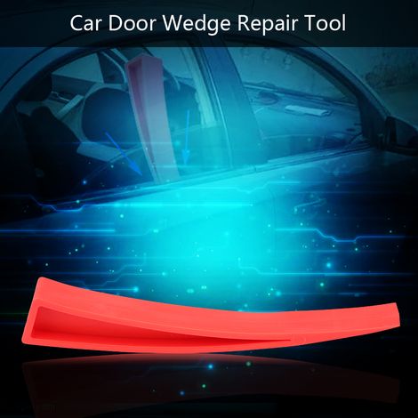 Cale vitre panneau portière voiture outil débosselage sans peinture rouge (1/5)