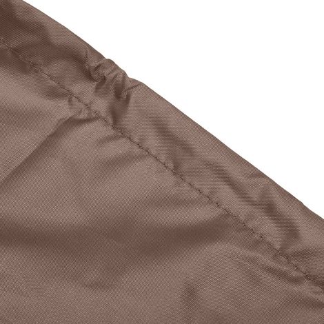 Baignoire balnéo carrée extérieure avec housse anti-poussière et imperméable (Café) (1/5)