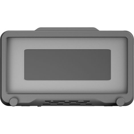 Soporte de pared impermeable para teléfonos móviles, televisores y manómetros con pantalla táctil para baños, cocinas, espejos y bañeras instalación sin taladros ABS. (1/5)
