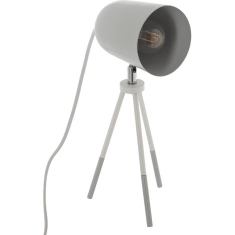 Lampe à poser avec trépied Atmosphera® Gris (1/2)