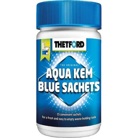 Traitement Aqua Kem Bleu – Additif sanitaire puissant pour réservoir à matières – Sachets pré-dosés hydro solubles – Hygiène optimale – Thetford