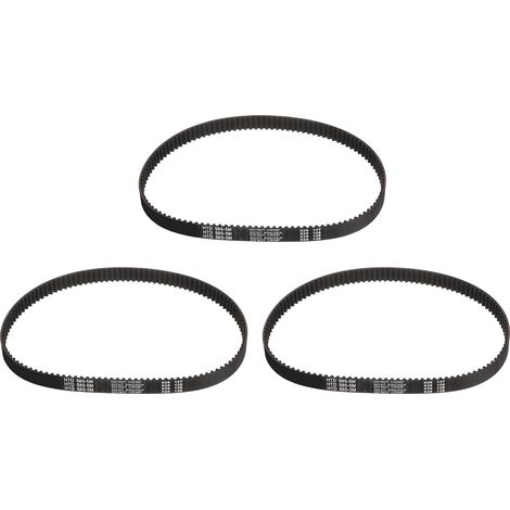 3pcs HTD-5M Rubber Timing Belt, 117 Tooth Closed Loop Synchronous Drive Belts for 3D Printer Pulleys, 585x15x3.6mm (Length x Width x Height) (1/5)