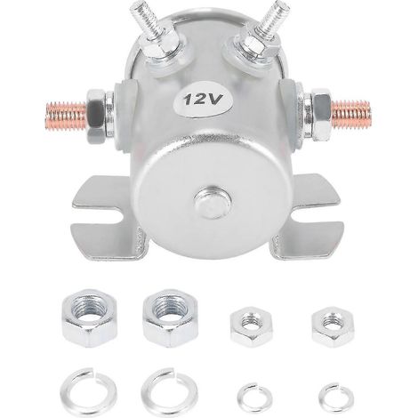 Compatible avec les voiturettes de golf, relais électromagnétique à fonctionnement continu jusqu'à 300 A, électrovanne 12 V CC (1/5)