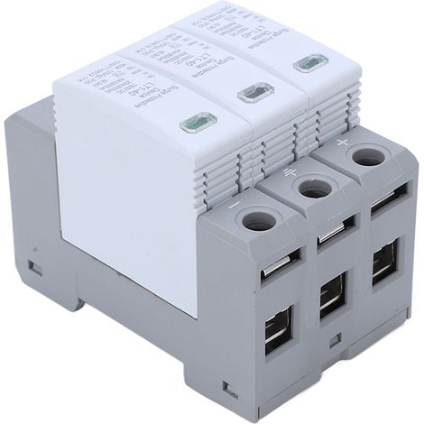 Parafoudre 3P Protecteur de Surtension 40kA 1000V DC Parafoudre à Varistance (1/5)