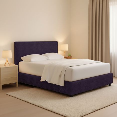Cama Plaza y Media Gosport, Desenfundable, Hecho en Italia, Violeta (1/4)