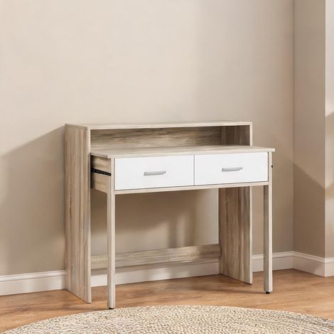 Console oak en melamina de Madeira 95 x 35 x 87 cm (1/5)