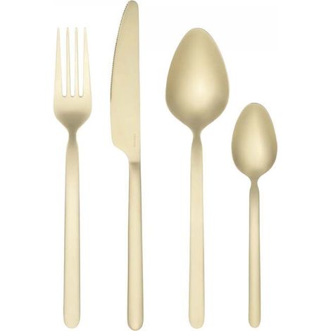 [GEBRAUCHT] B-Ware Blomus - Stella Besteckset champagne 16-teilig Besteck Messer Gabel Küchenset (1/2)