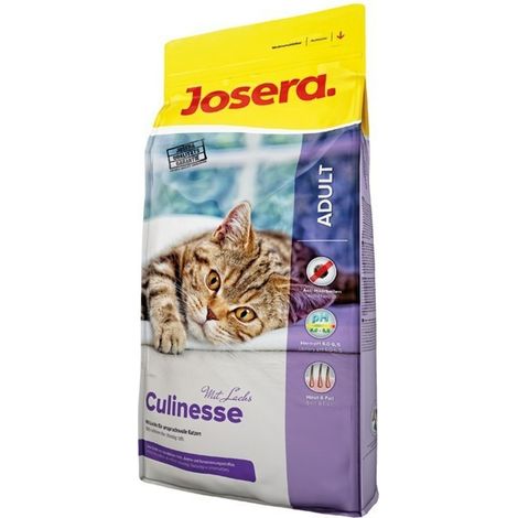Croquettes pour chat JOSERA Culinesse au saumon 10kg + 2kg GRATUITS (1/2)