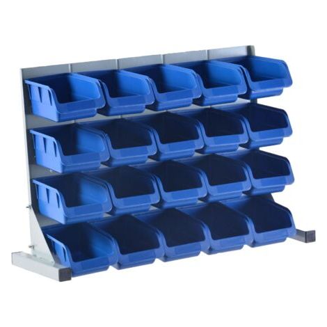 royaluxe -Lot de 20 Boite et casier de rangement pour outils -bleu (1/5)