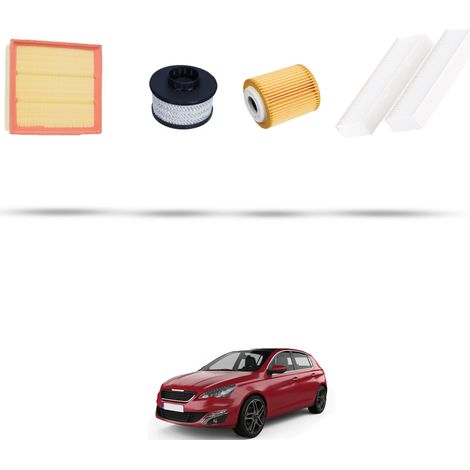 Kit tagliando 3 filtri compatibile con Peugeot 308 II 1.5 BlueHDi 75kw dal 2017 (1/5)