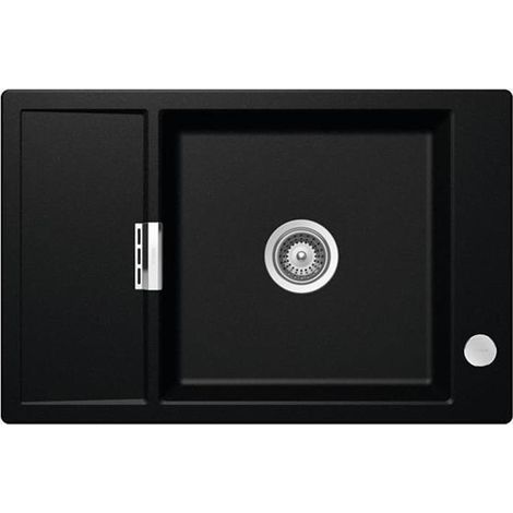 Schock Einbauspüle Cristadur Mono D-100 XS A mit Holzschneidbrett Magma MAG Exzenterbedienung (1/3)