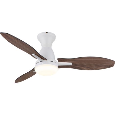 DC Ceiling Fan Gale White with LED & Remote
