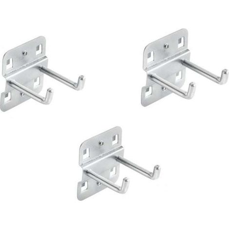 Crochet double 40 mm, lot de 3 (1/3)
