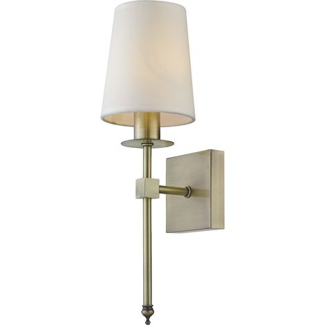 Applique Casoli patina con paralume ecru 1xE14 Light Prestige