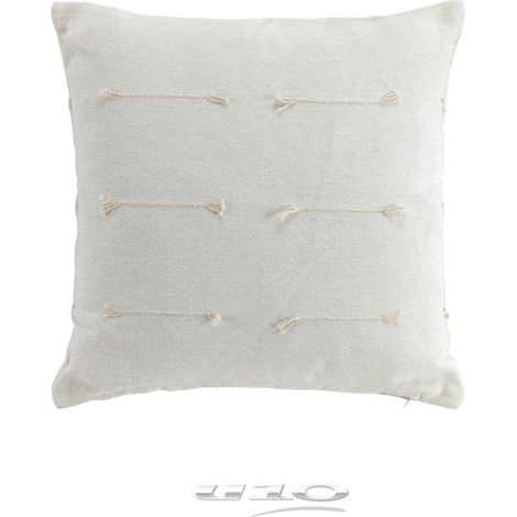 Housse de Coussins déco Beige 40 x 40 cm Filéo. (1/3)
