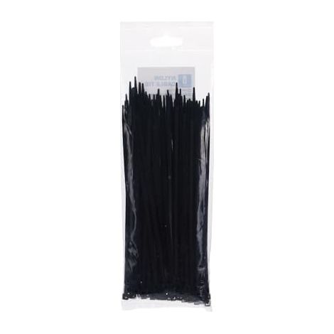 Lot de 30 serre-câbles noirs en nylon de 4,8 x 250 mm, parfaits pour organiser efficacement les câbles et les fixations (1/4)