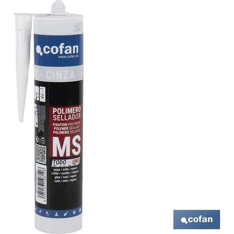 Polimero Sellador Ms 290ml Gris