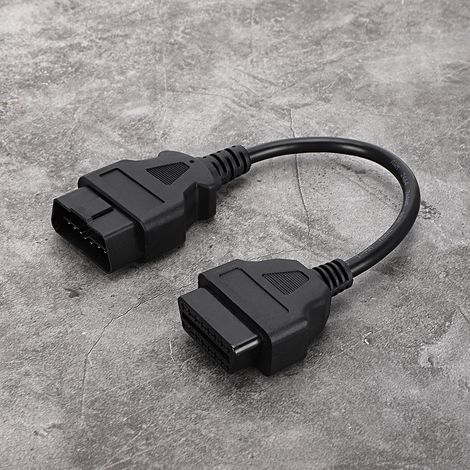 Adaptateur de câble d'extension OBD 16 broches mâle-femelle de 0,3 m (0,98 pi) avec connecteur de diagnostic (1/5)