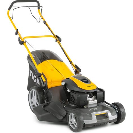 STIGA Combi 55 SQ H Selbstfahrender Benzin-Rasenmäher - 201cc Honda Motor, 4 in 1 Mähsystem, 51cm Schnittbreite, 70L Auffangbehälter, Mulchstopfen und Seitenabweiser im Lieferumfang enthalten (1/5)